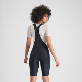 SPORTFUL Cyklistické kalhoty krátké s laclem - GIARA 2 W - černá