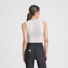 SPORTFUL Cyklistické triko bez rukávů - PRO BASELAYER W - bílá