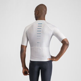 SPORTFUL Cyklistický dres s krátkým rukávem - LIGHT - šedá/bílá