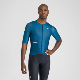 SPORTFUL Cyklistický dres s krátkým rukávem - LIGHT - modrá