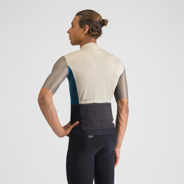 SPORTFUL Cyklistický dres s krátkým rukávem - SUPERGIARA LOGO - šedá