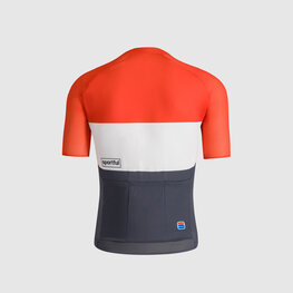 SPORTFUL Cyklistický dres s krátkým rukávem - SUPERNOVA HERITAGE - modrá/bílá/červená/žlutá