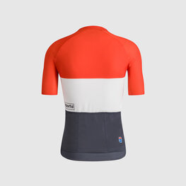 SPORTFUL Cyklistický dres s krátkým rukávem - SUPERNOVA HERITAGE W - modrá/bílá/červená