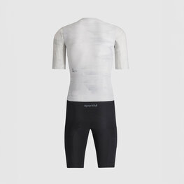 SPORTFUL Cyklistická kombinéza - FAST NOT FUN - bílá/černá