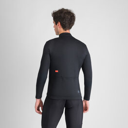 SPORTFUL Cyklistický dres s dlouhým rukávem zimní - CLASSIC THERMAL - černá