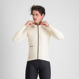 SPORTFUL Cyklistický dres s dlouhým rukávem zimní - CLASSIC THERMAL - ivory
