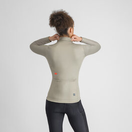 SPORTFUL Cyklistický dres s dlouhým rukávem zimní - CLASSIC THERMAL - světle zelená