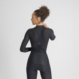 SPORTFUL Cyklistické triko s dlouhým rukávem - WINTER LAYER W - černá