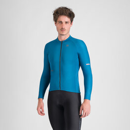 SPORTFUL Cyklistický dres s dlouhým rukávem zimní - SUPERNOVA THERMAL - modrá