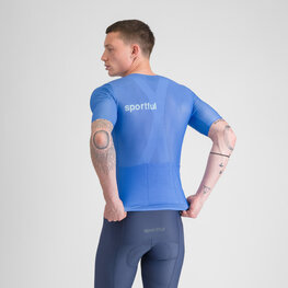 SPORTFUL Cyklistický dres s krátkým rukávem - LIGHT 2 - modrá