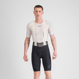 SPORTFUL Cyklistické kalhoty krátké s laclem - HXPEREPIC - černá