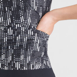 SPORTFUL Cyklistická kombinéza - G-SUIT - černá/bílá