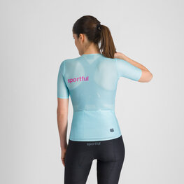 SPORTFUL Cyklistický dres s krátkým rukávem - LIGHT 2 - světle modrá