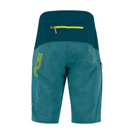 KARPOS Cyklistické kalhoty krátké bez laclu - RAPID BAGGY - modrá/zelená