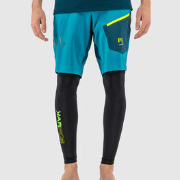 KARPOS Cyklistické návleky na nohy - LEG COVERS - černá/zelená