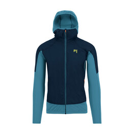 KARPOS Cyklistická větruodolná bunda - LAVAREDO - modrá/světle modrá