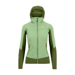 KARPOS Cyklistická větruodolná bunda - LAVAREDO W - zelená/světle zelená