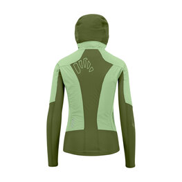 KARPOS Cyklistická větruodolná bunda - LAVAREDO W - zelená/světle zelená