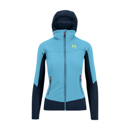 KARPOS Cyklistická větruodolná bunda - LAVAREDO W - světle modrá/modrá