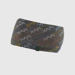 KARPOS Cyklistická čelenka - COPPOLO MERINO - šedá/žlutá/bílá