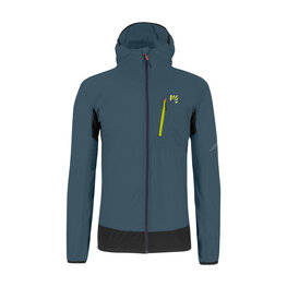 KARPOS Cyklistická větruodolná bunda - LOT EVO - modrá/černá