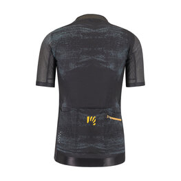 KARPOS Cyklistický dres s krátkým rukávem - GREEN FIRE - černá/žlutá