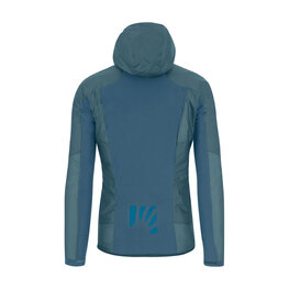 KARPOS Cyklistická větruodolná bunda - LAVAREDO EVO - modrá/žlutá