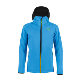 KARPOS Cyklistická větruodolná bunda - LAVAREDO KID WINTER - modrá/černá