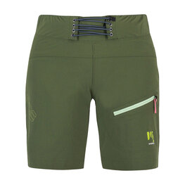 KARPOS Cyklistické kalhoty krátké bez laclu - VAL DI DENTRO W - zelená