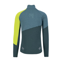 KARPOS mikina - VAL VIOLA FULL-ZIP - zelená/žlutá