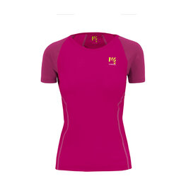 KARPOS Cyklistické triko s krátkým rukávem - LAVAREDO EVO W - červená