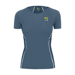 KARPOS Cyklistické triko s krátkým rukávem - LAVAREDO EVO W - modrá