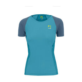KARPOS Cyklistické triko s krátkým rukávem - LAVAREDO EVO W - modrá