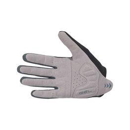 KARPOS Cyklistické rukavice dlouhoprsté - FEDERIA - žlutá/modrá