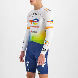 SPORTFUL Cyklistické návleky na ruce - TOTAL ENERGIES - bílá