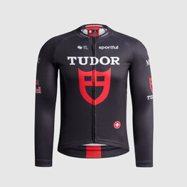 SPORTFUL Cyklistický dres s dlouhým rukávem letní - TUDOR SUPERNOVA - černá