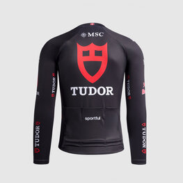 SPORTFUL Cyklistický dres s dlouhým rukávem letní - TUDOR SUPERNOVA - černá