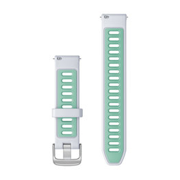 GARMIN řemínek - QUICK RELEASE 18 MM - bílá/světle zelená