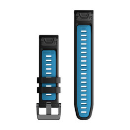 GARMIN řemínek - QUICKFIT 22 - černá/modrá