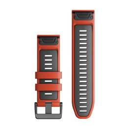 GARMIN řemínek - QUICKFIT 26 - červená/černá