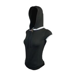 HAVEN Cyklistické triko s krátkým rukávem - CASSIOPEA - černá/bílá