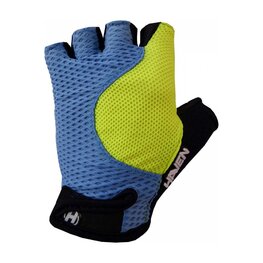 HAVEN Cyklistické rukavice krátkoprsté - KIOWA SHORT - černá/zelená