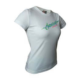 HAVEN Cyklistický dres s krátkým rukávem - AMAZON SHORT - bílá/zelená