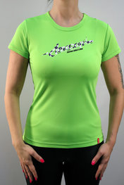 HAVEN Cyklistický dres s krátkým rukávem - AMAZON SHORT - zelená/bílá