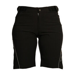 HAVEN Cyklistické kalhoty krátké bez laclu - SINGLETRAIL WMS - černá