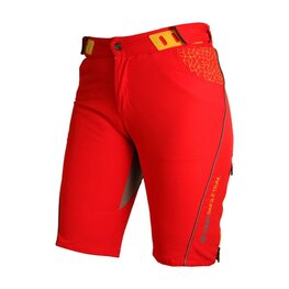 HAVEN Cyklistické kalhoty krátké bez laclu - SINGLETRAIL WMS - červená