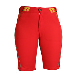 HAVEN Cyklistické kalhoty krátké bez laclu - SINGLETRAIL WMS - červená