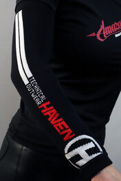 HAVEN Cyklistické návleky na ruce - SOFTIES - bílá/černá