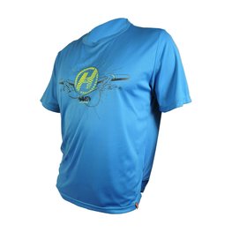 HAVEN Cyklistický dres s krátkým rukávem - NAVAHO II SHORT - modrá/zelená