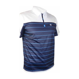 HAVEN Cyklistický dres s krátkým rukávem - CITYR-ID - modrá/bílá